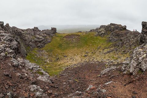 Saxhóll crater