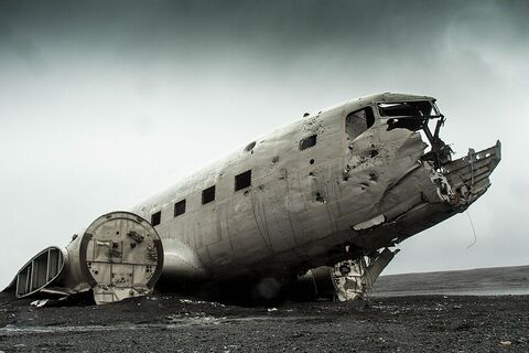 Wrecked DC-3 Plane